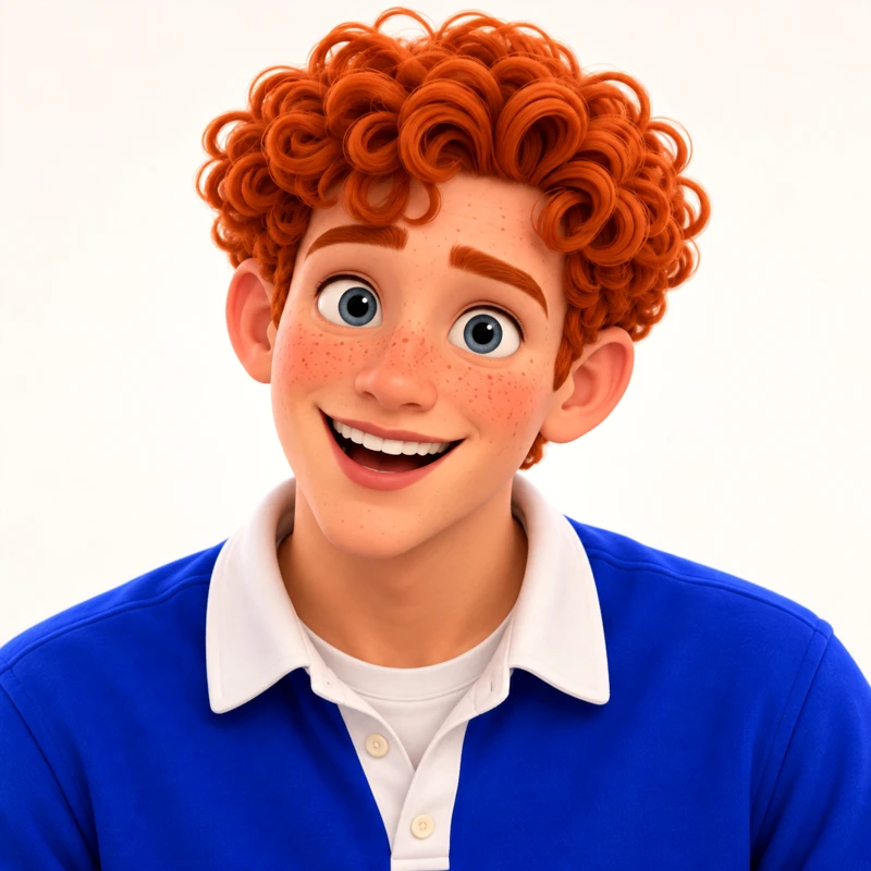Portrait of Dec, with the same features and styling as the Common Room films.